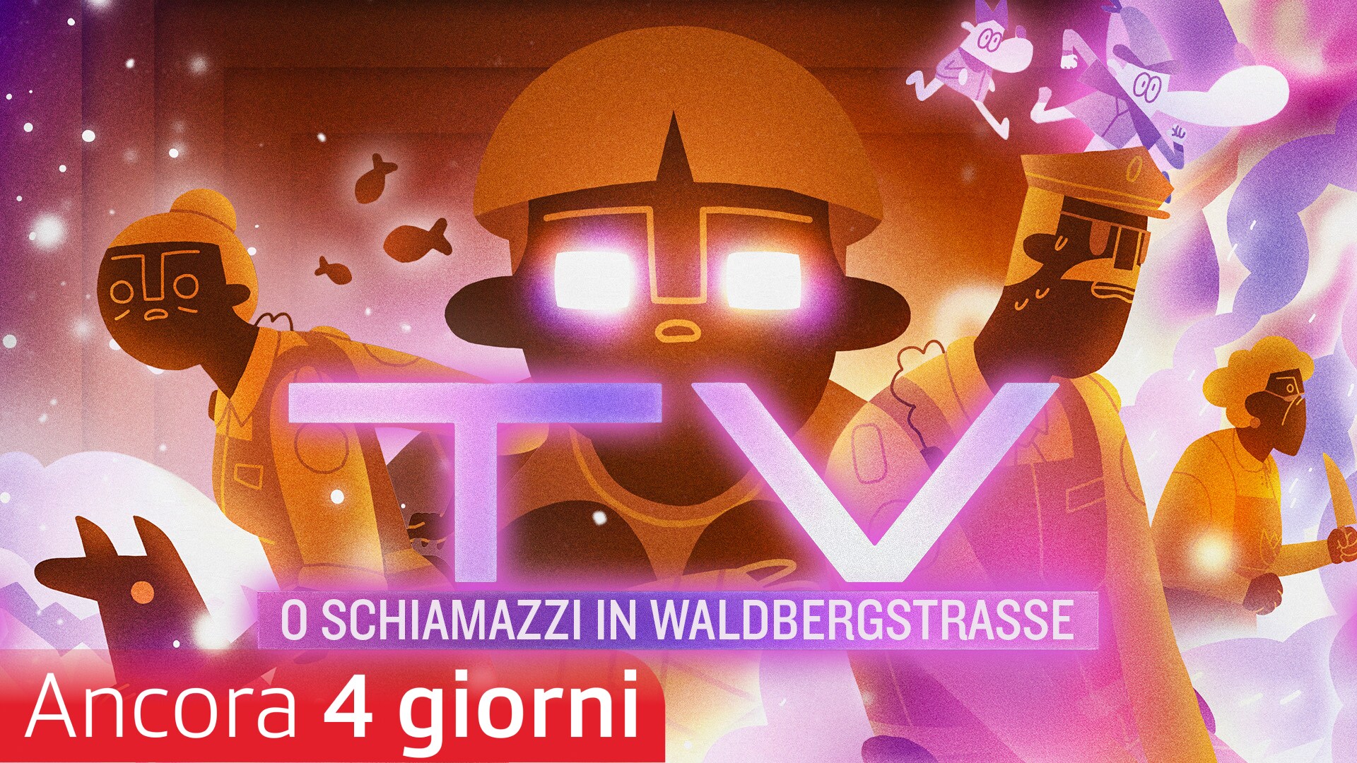 TV o schiamazzi in Waldbergstrasse