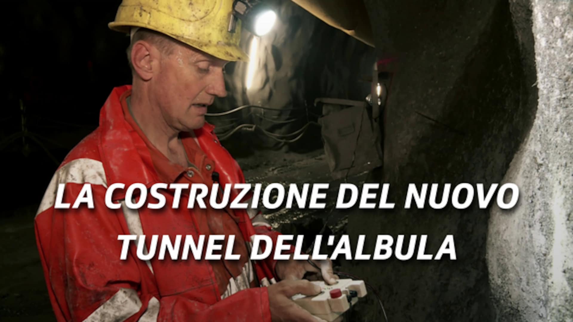 La costruzione del nuovo tunnel dell'Albula