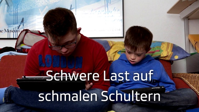 Schwere Last auf schmalen Schultern