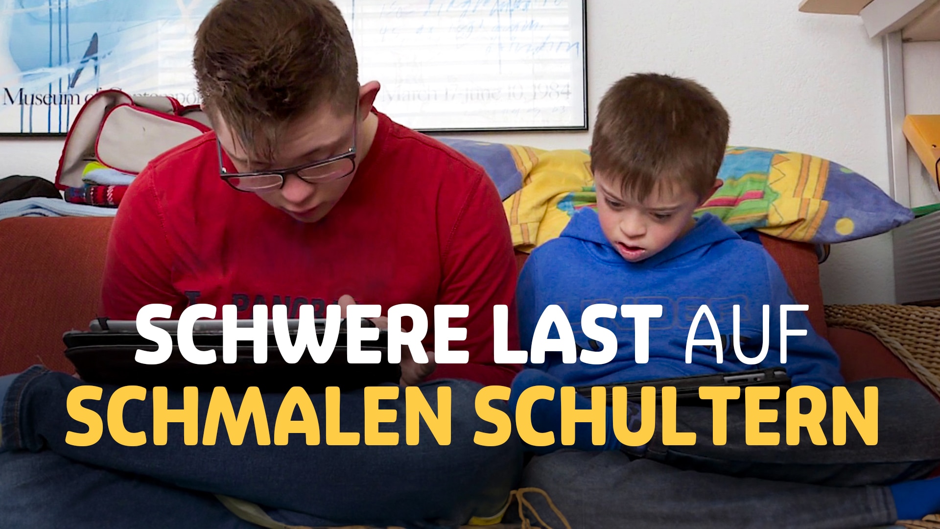 Schwere Last auf schmalen Schultern