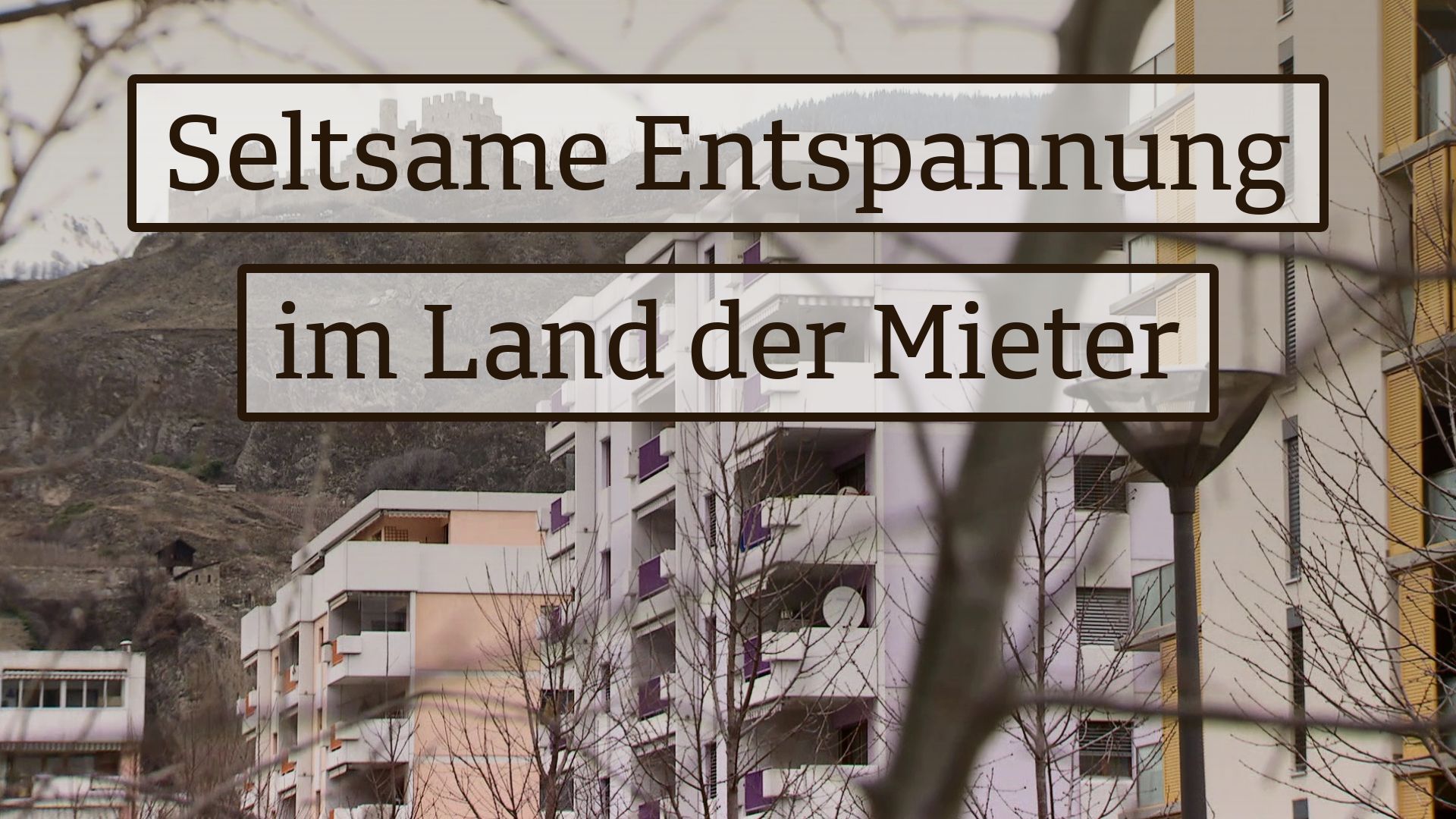 Seltsame Entspannung im Land der Mieter