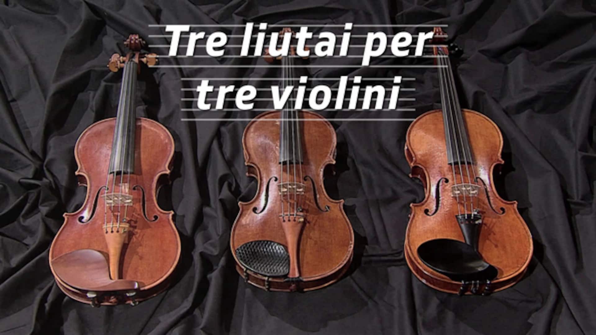 Tre liutai per tre violini