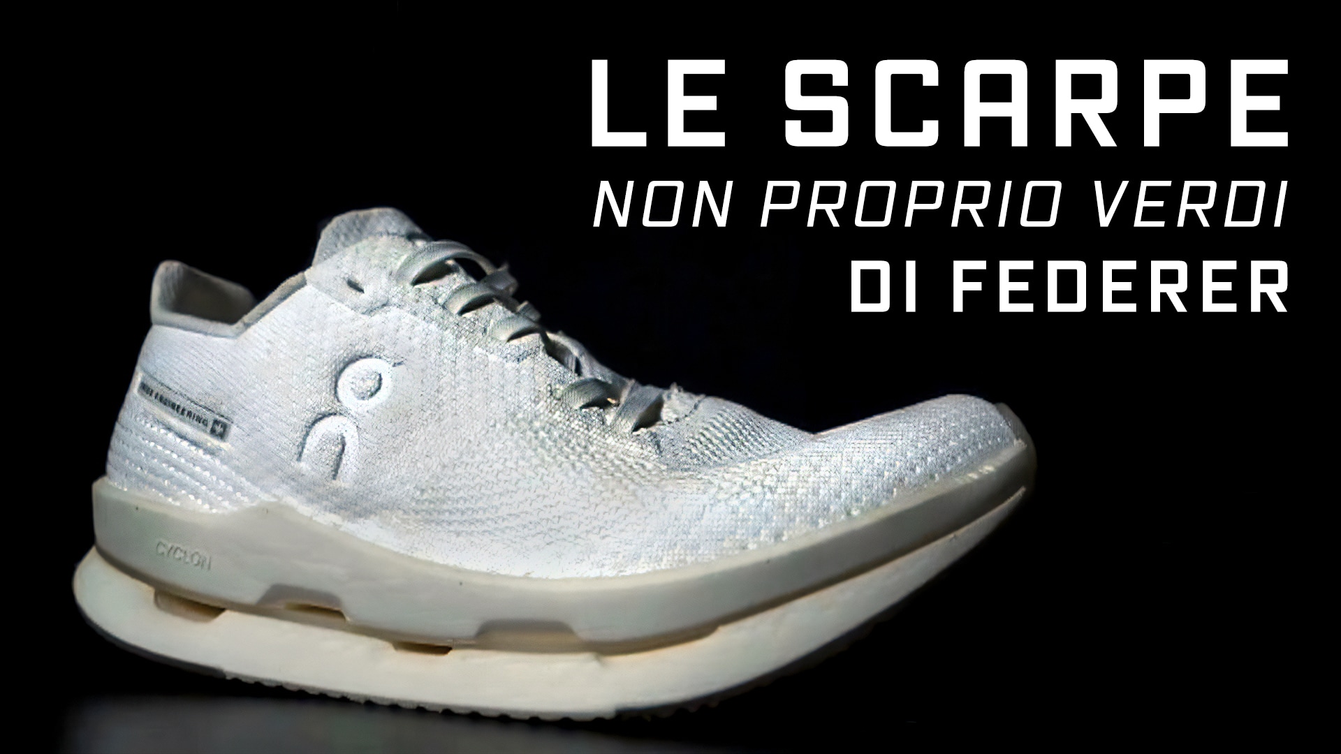 Le scarpe non proprio verdi di Federer