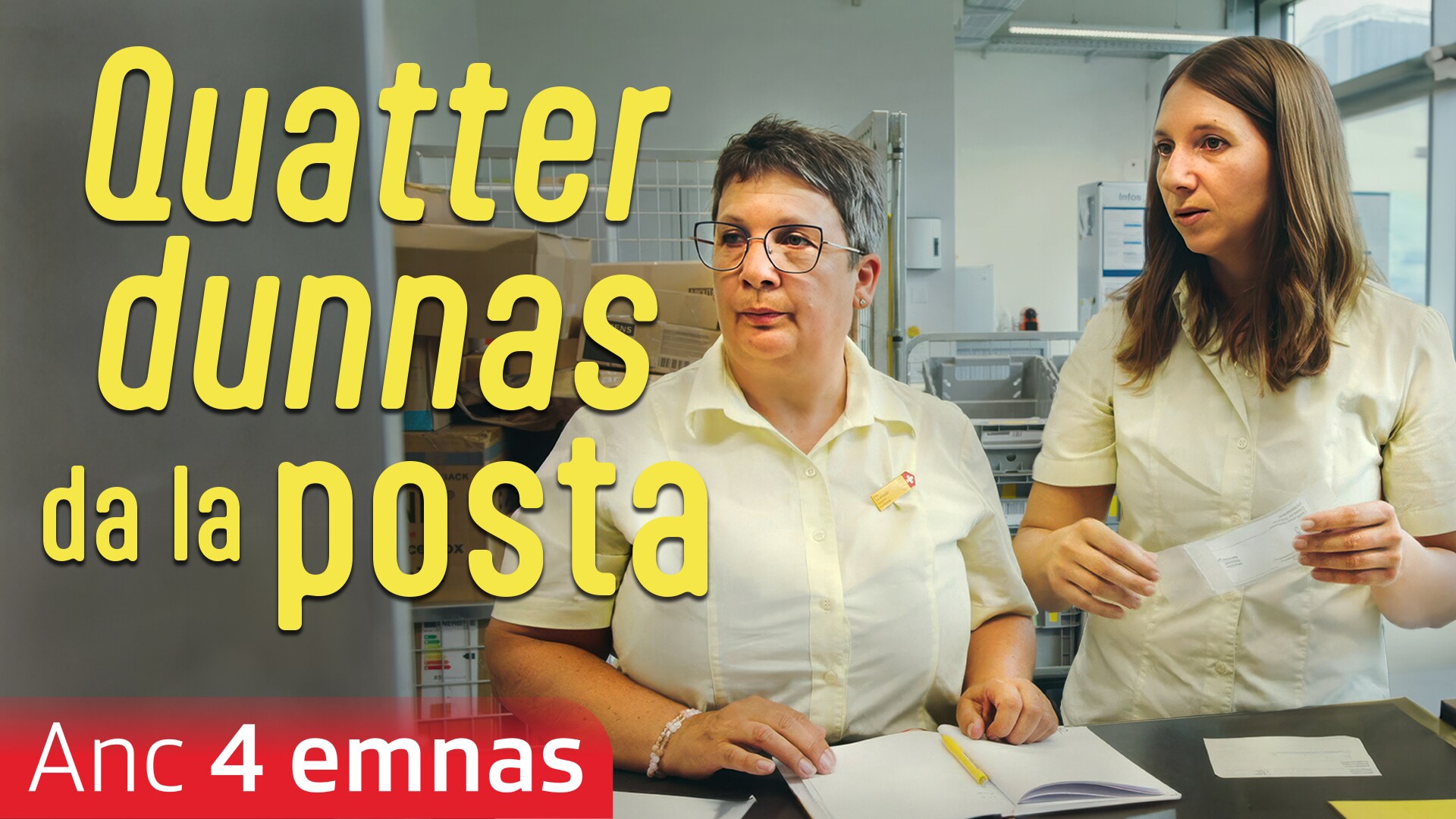 Quatter dunnas da la posta