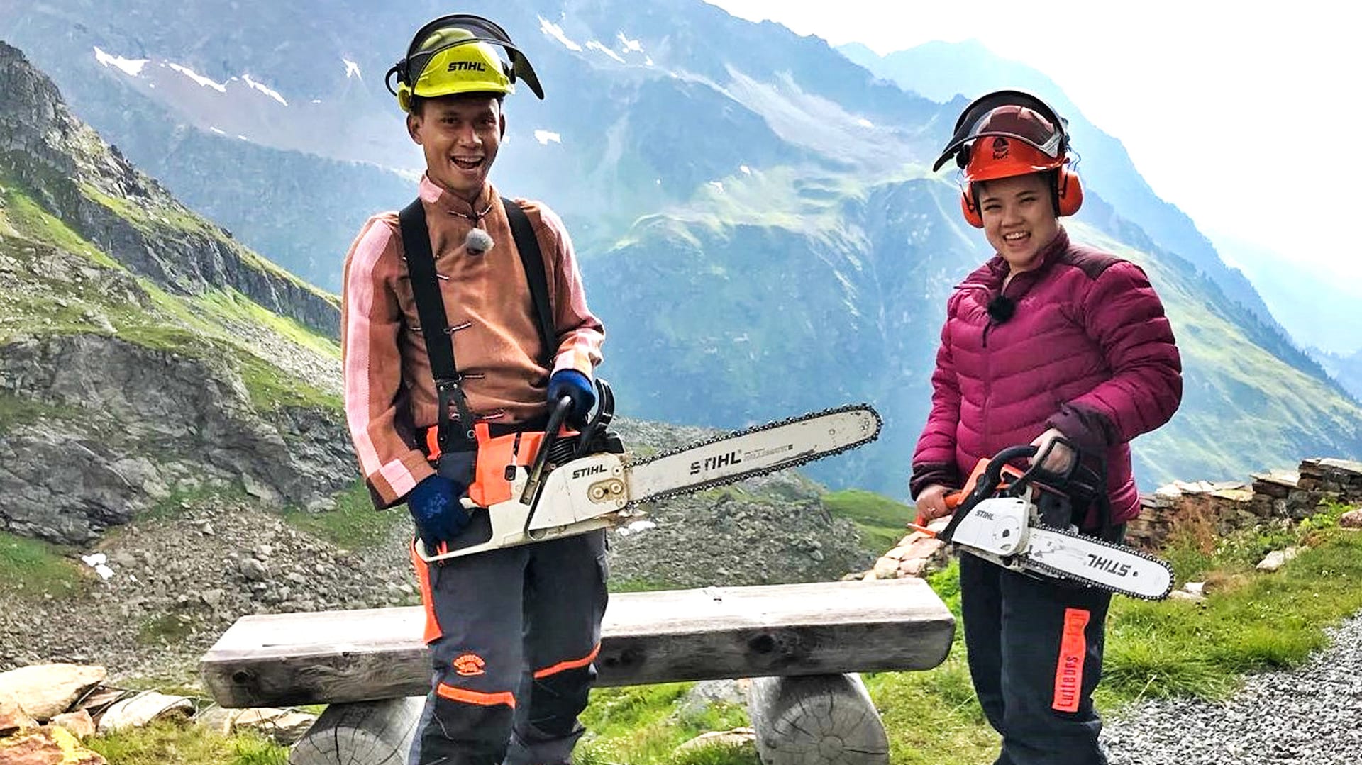 Gardiennes de cabane en Thaïlande