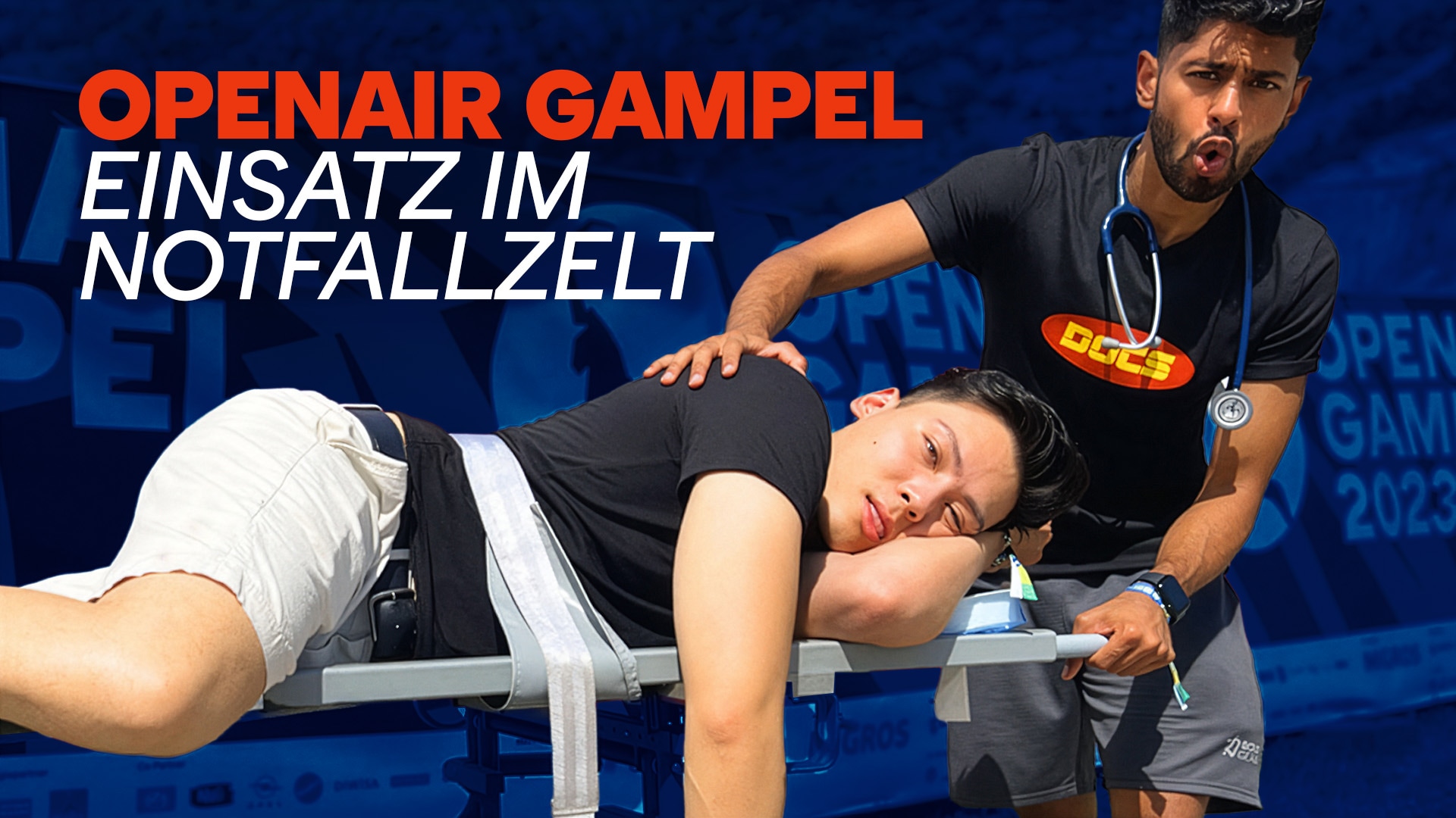 Openair Gampel: Einsatz im Notfallzelt