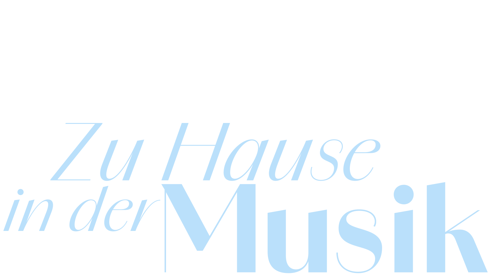 Zu Hause in der Musik