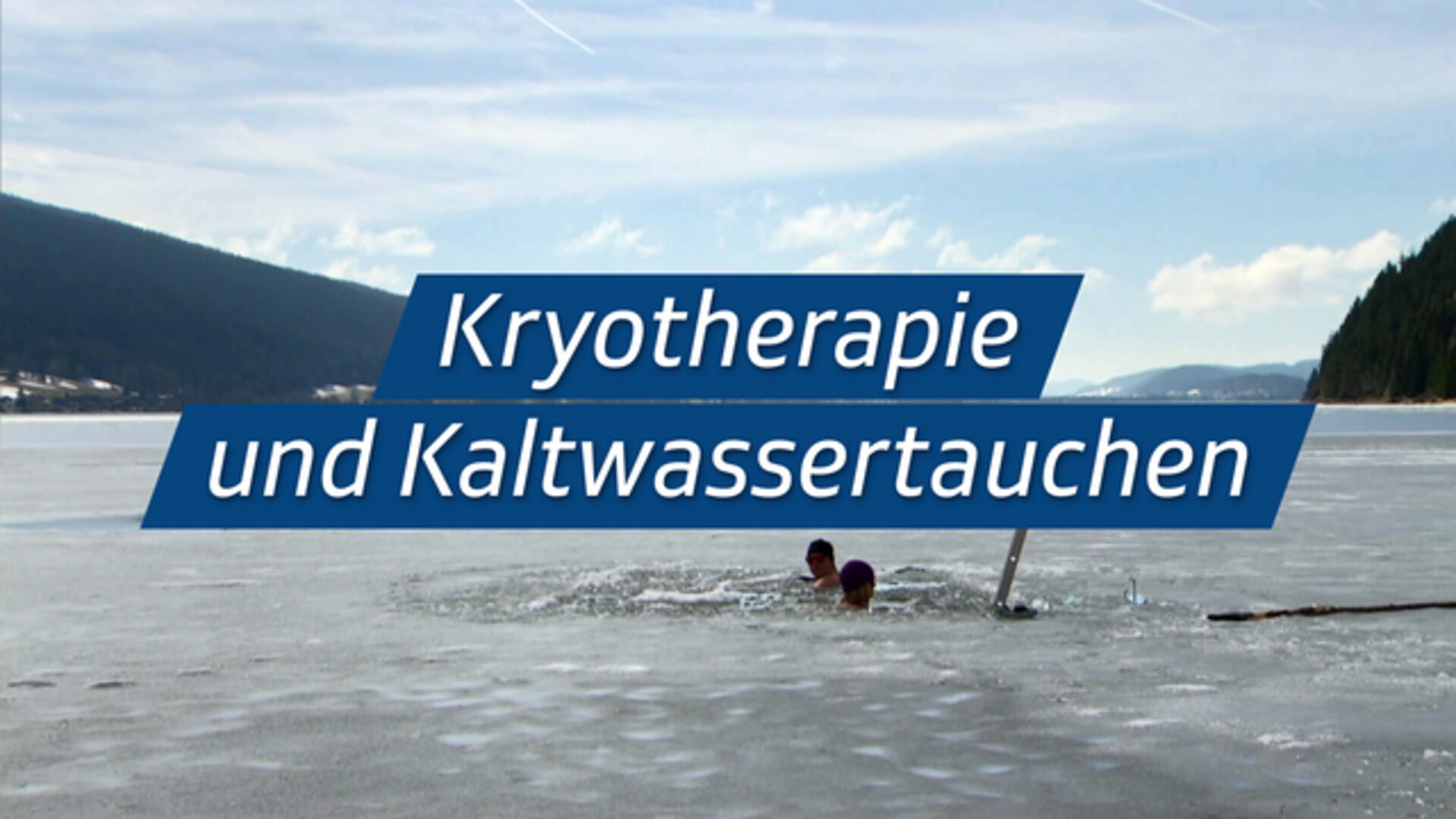 Kryotherapie und Kaltwassertauchen