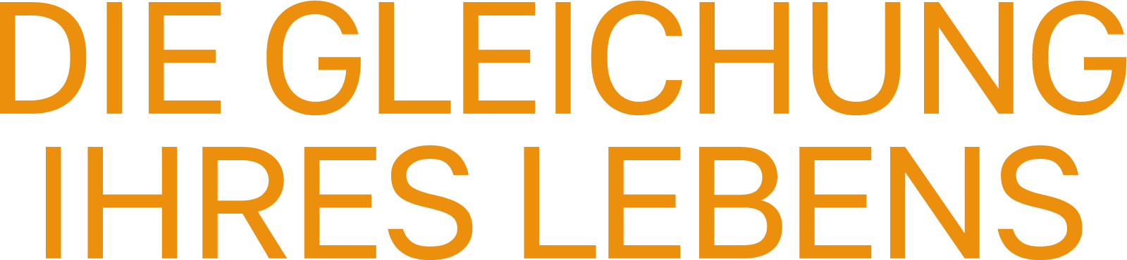 Die Gleichung ihres Lebens