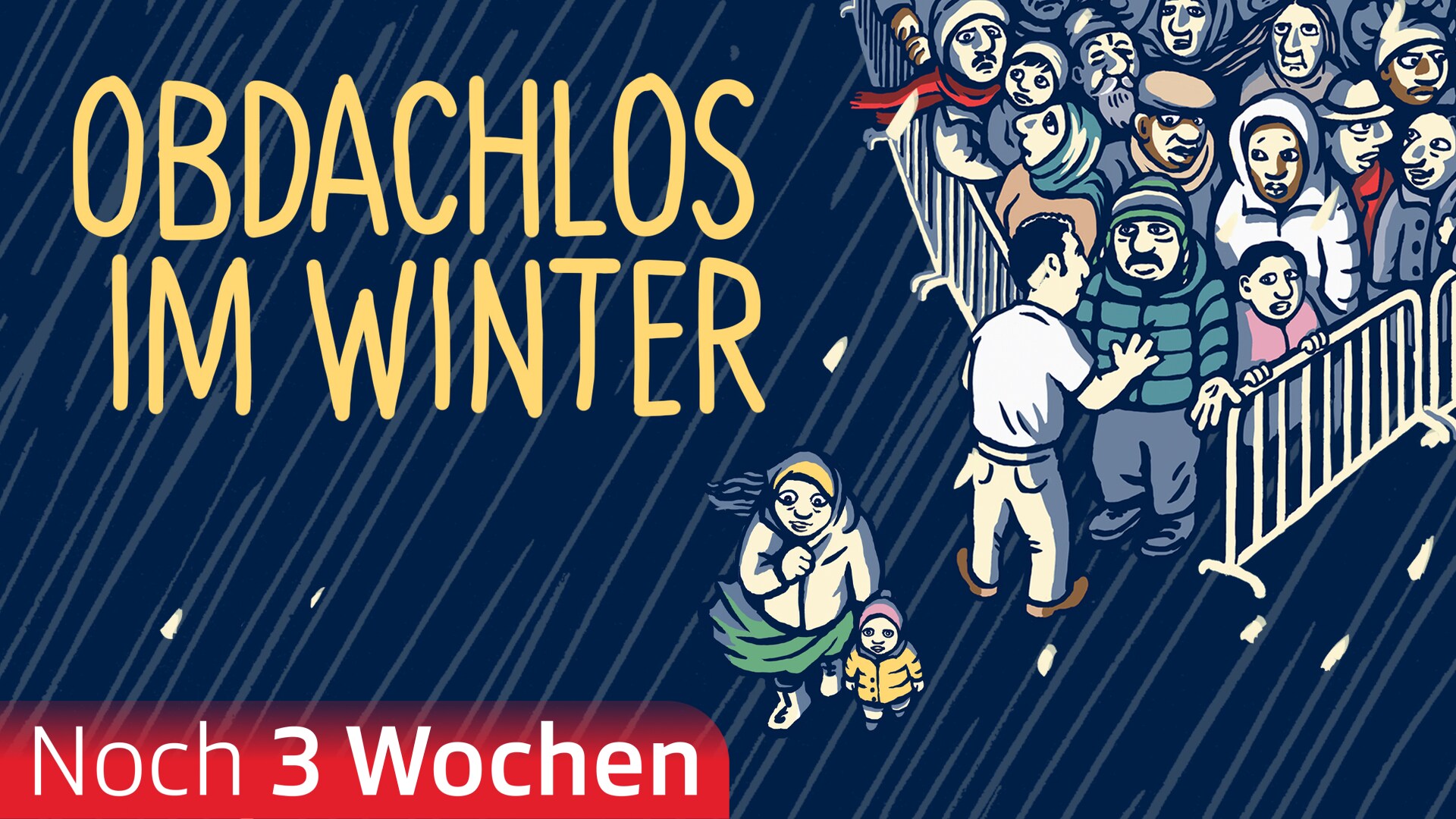Obdachlos im Winter